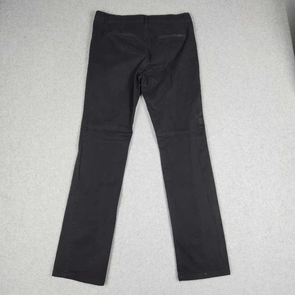 The Children's Place Pants Kids 16 Black Cotton Stretch Comfort Straight Leg
